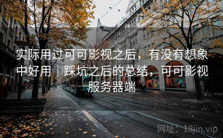 实际用过可可影视之后，有没有想象中好用｜踩坑之后的总结，可可影视服务器端