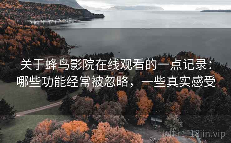 关于蜂鸟影院在线观看的一点记录：哪些功能经常被忽略，一些真实感受