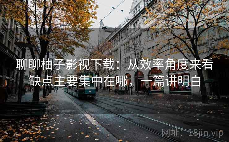 聊聊柚子影视下载：从效率角度来看缺点主要集中在哪，一篇讲明白
